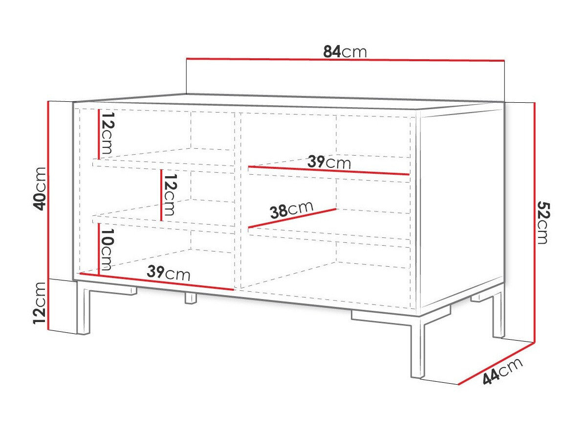 Sapateira Nomal (Branco + Dourado)