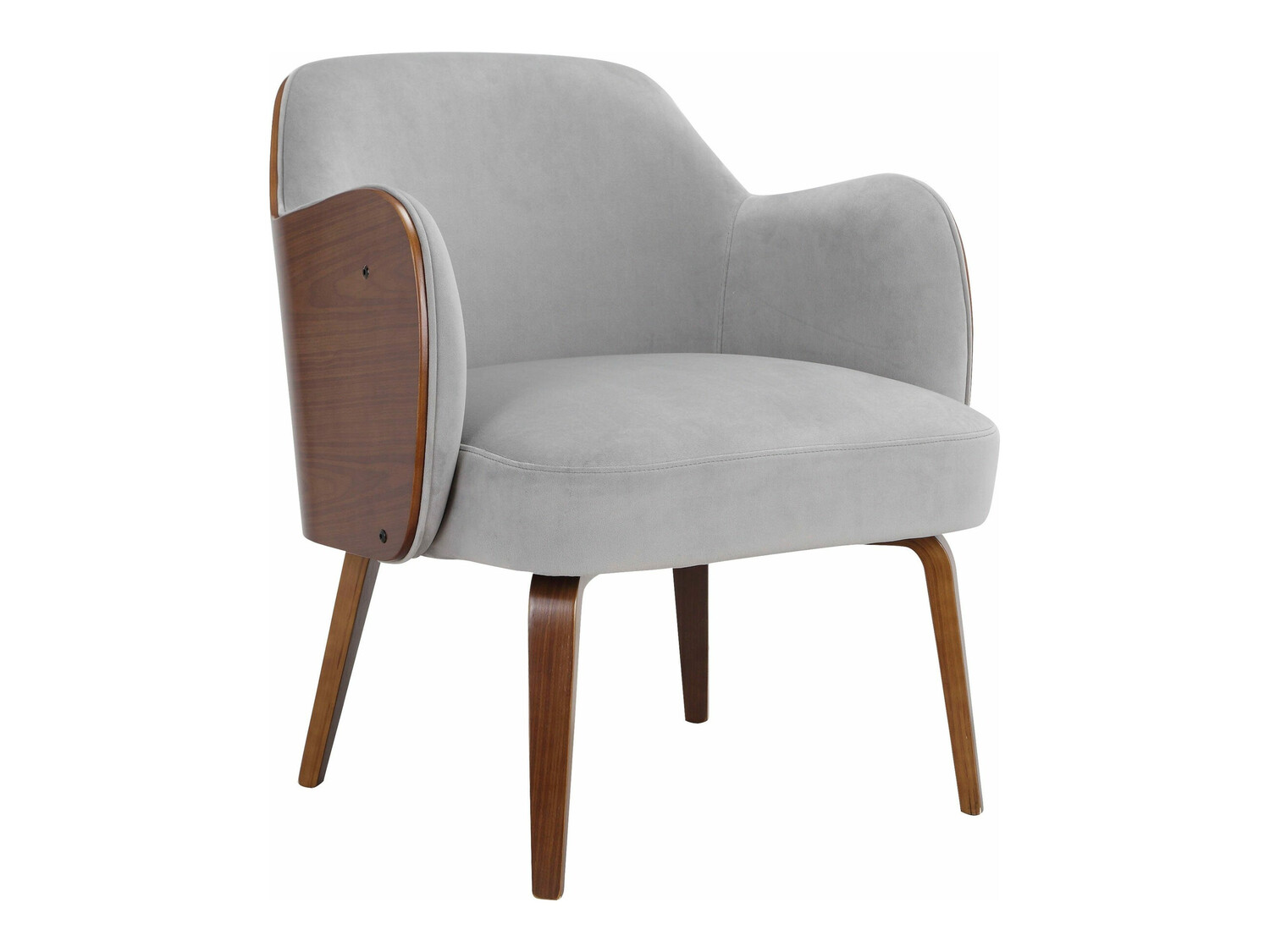 Poltrona Denton 895 (Cinzento claro)