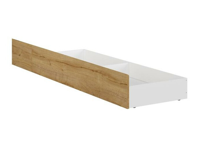 Cama com arrumação Sonsoru 133 (Carvalho + Branco)