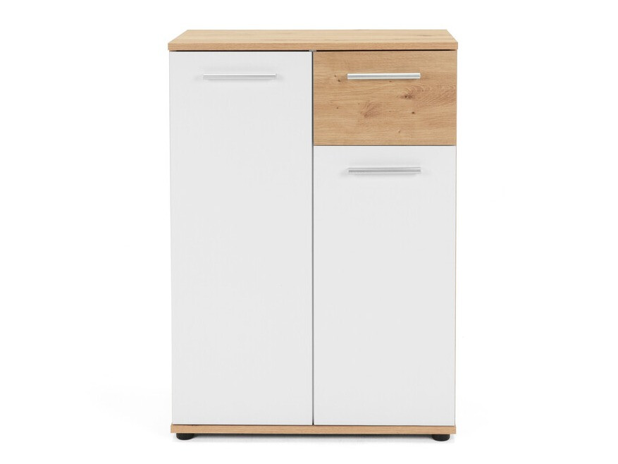 Cómoda Findlay 101 (Carvalho Artisan + Branco)