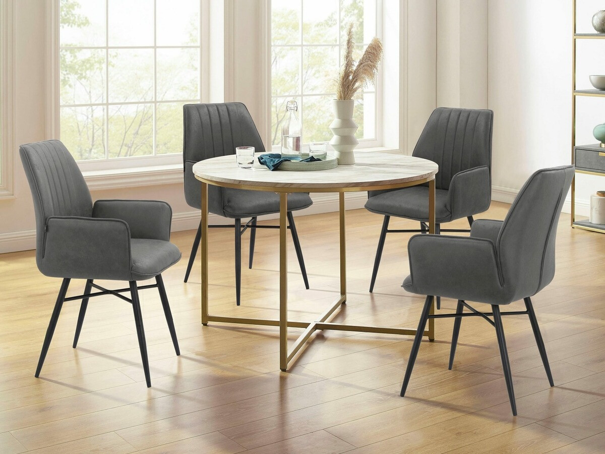 Conjunto de cadeiras Denton 906 (Antracite)