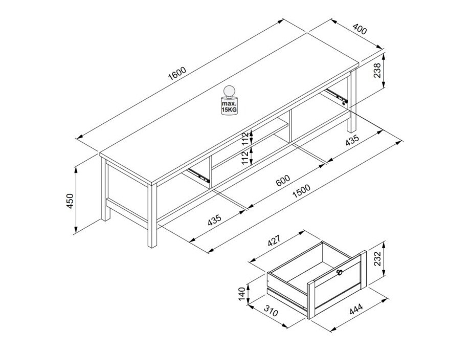 Móvel de TV Findlay B102