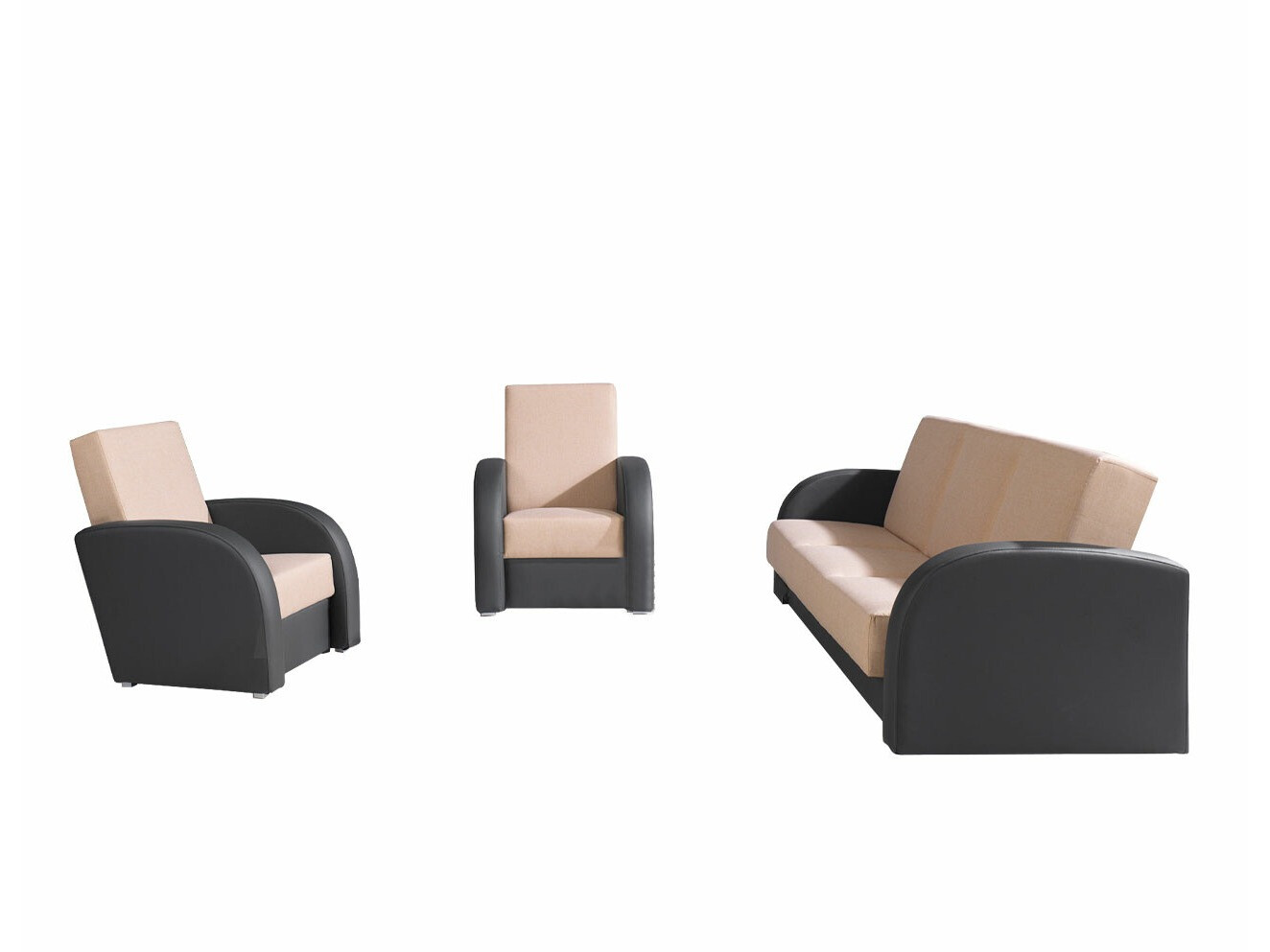 Conjunto de mobiliário estofado Providence 173 (Soft 020 + Lux 24)