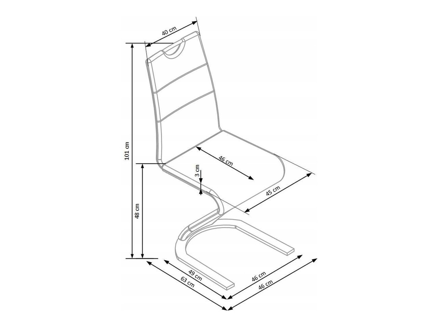 Cadeira Houston 250 (Branco)