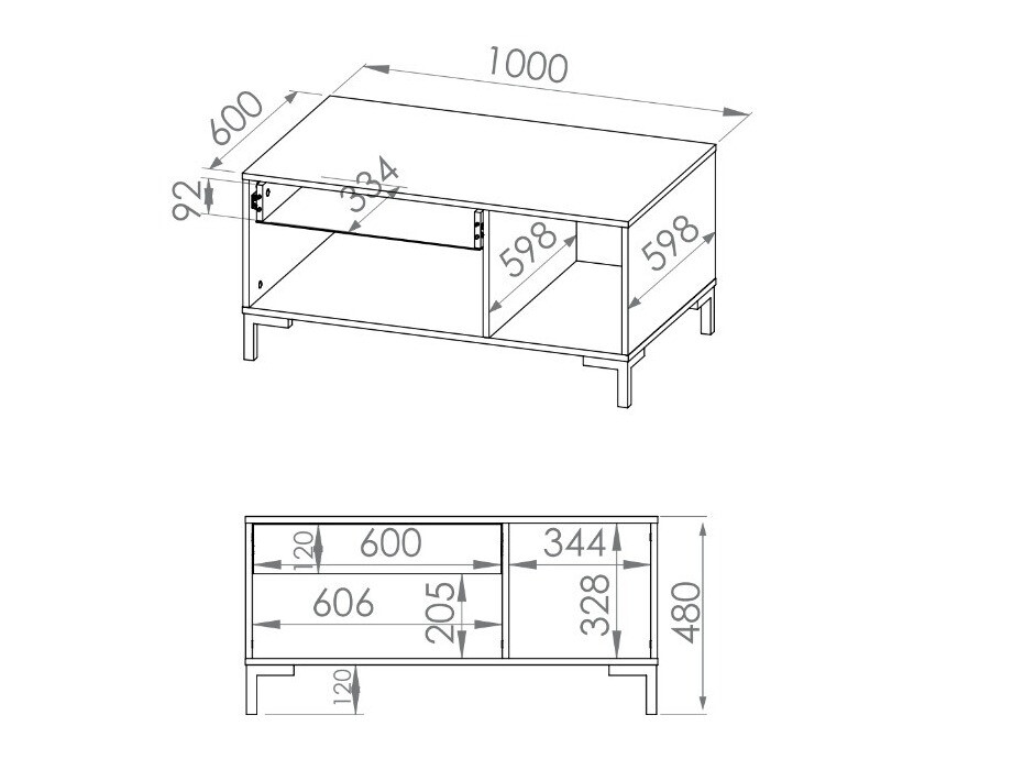 Mesa de centro Larnolo 118
