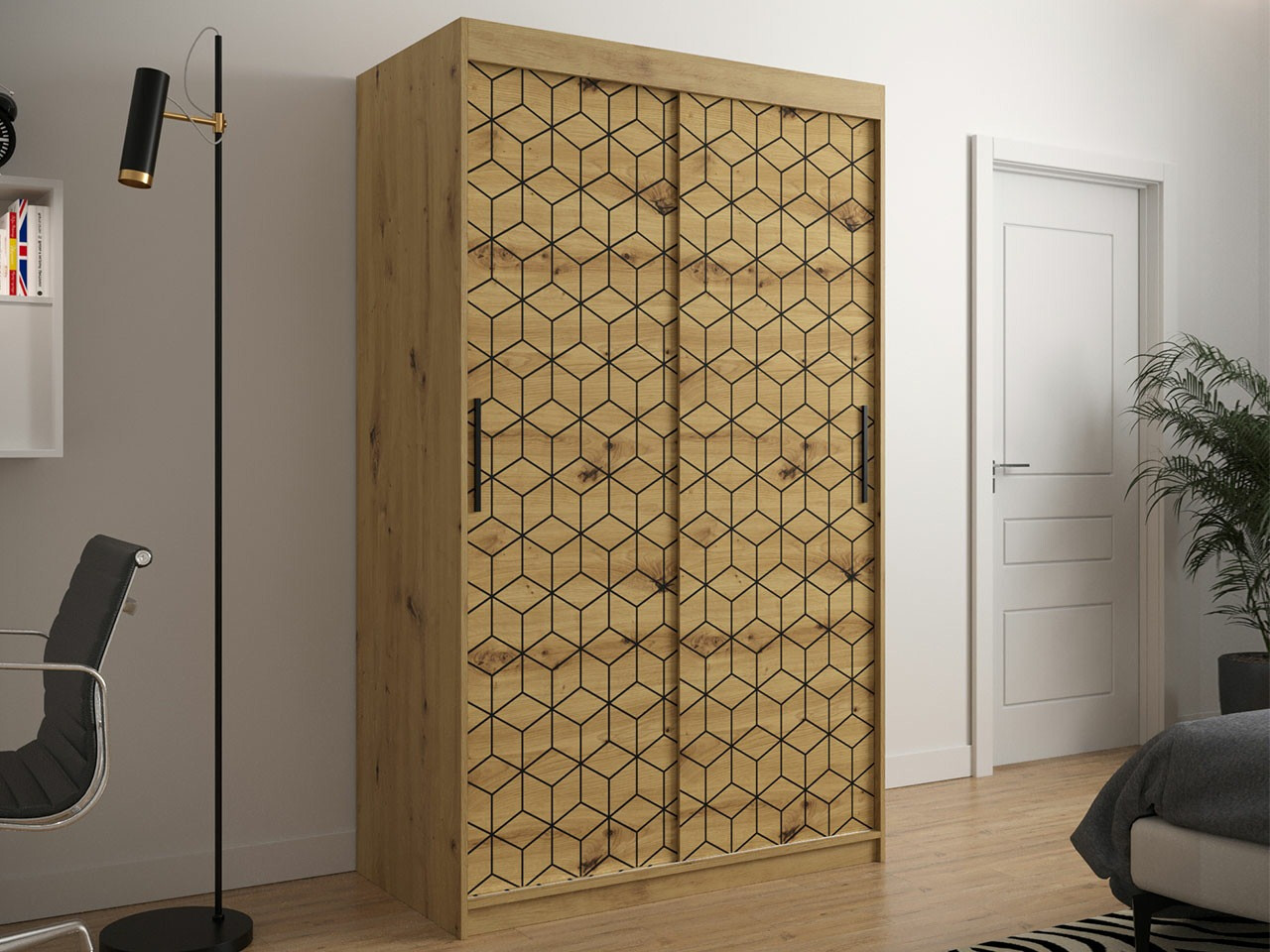 Roupeiro Hartford 281 (Carvalho Artisan)