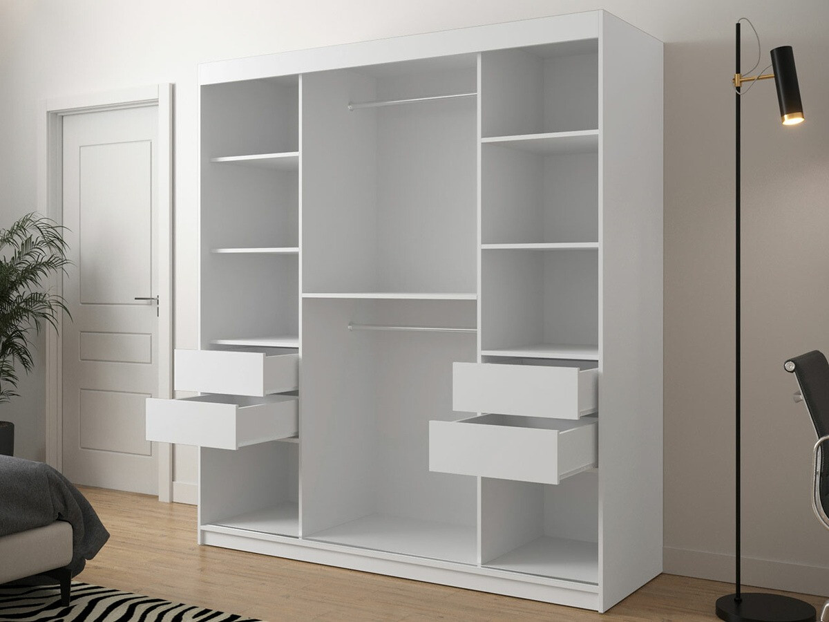 Roupeiro Hartford 289 (Carvalho Artisan + Preto)