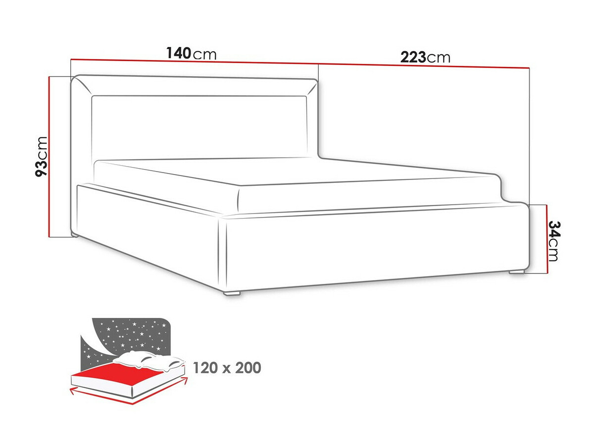 Cama Pomona 100 (Malmo 13 378)