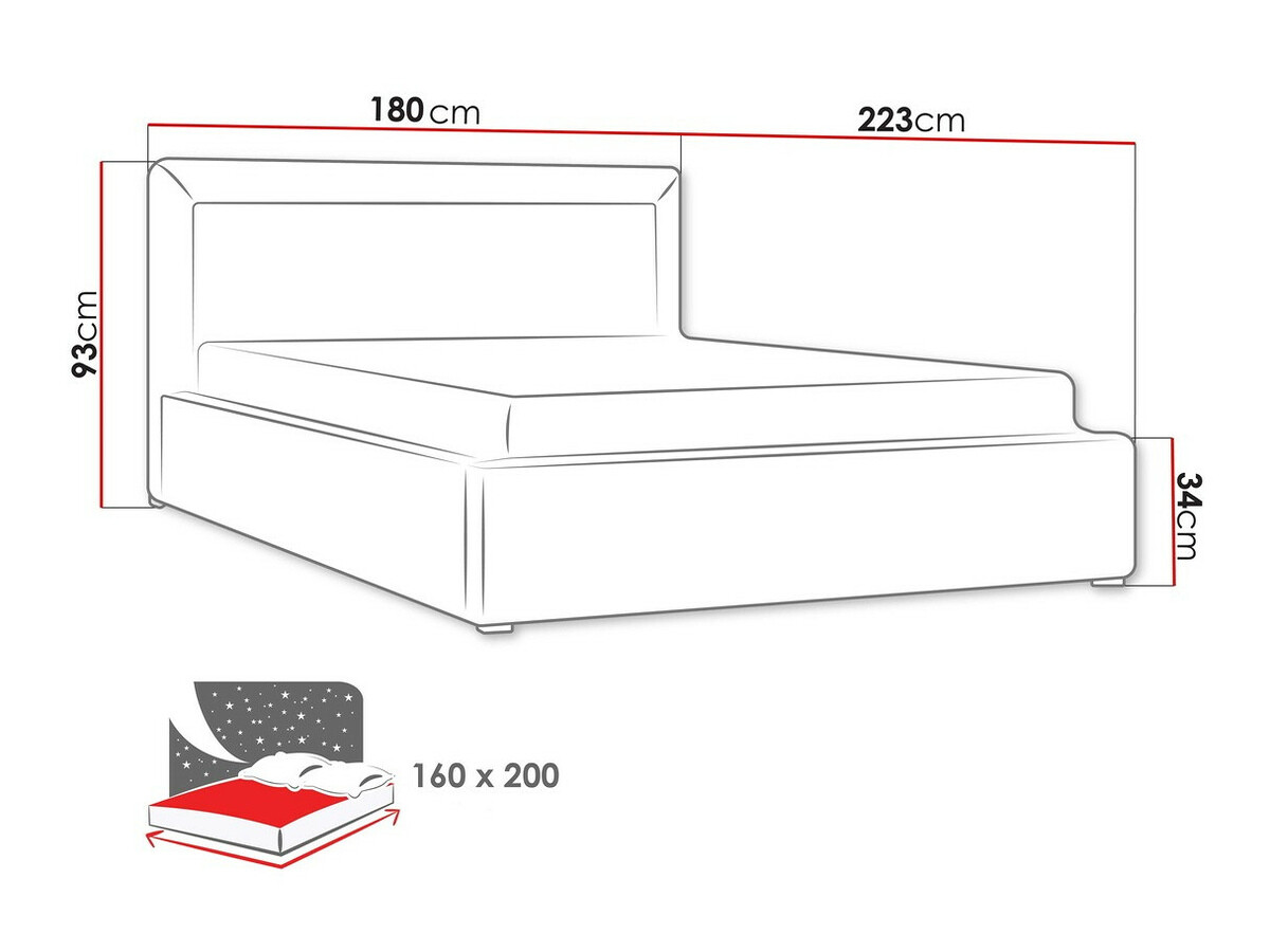 Cama Pomona 100 (Malmo 13 380)
