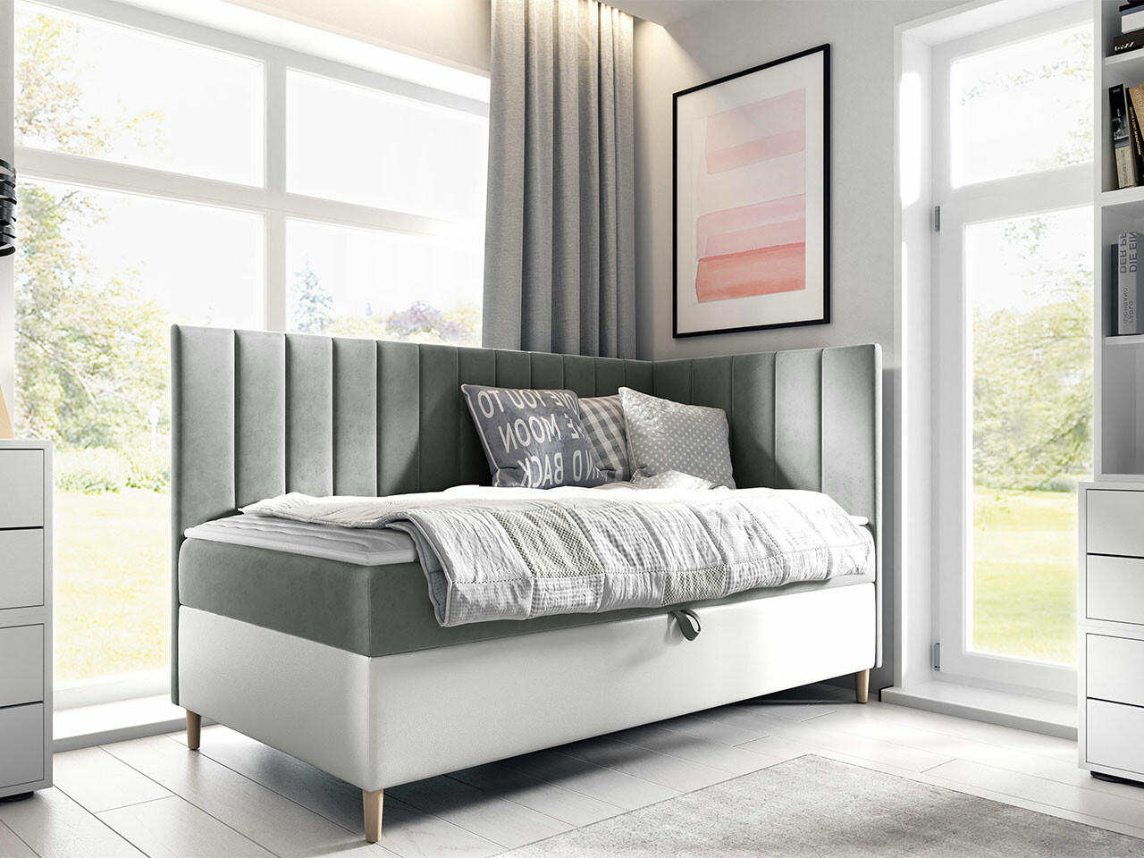 Cama continental Baltimore 164 (Soft 017 + Fresh 14)