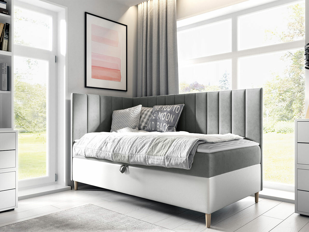 Cama continental Baltimore 164 (Soft 017 + Fresh 14)