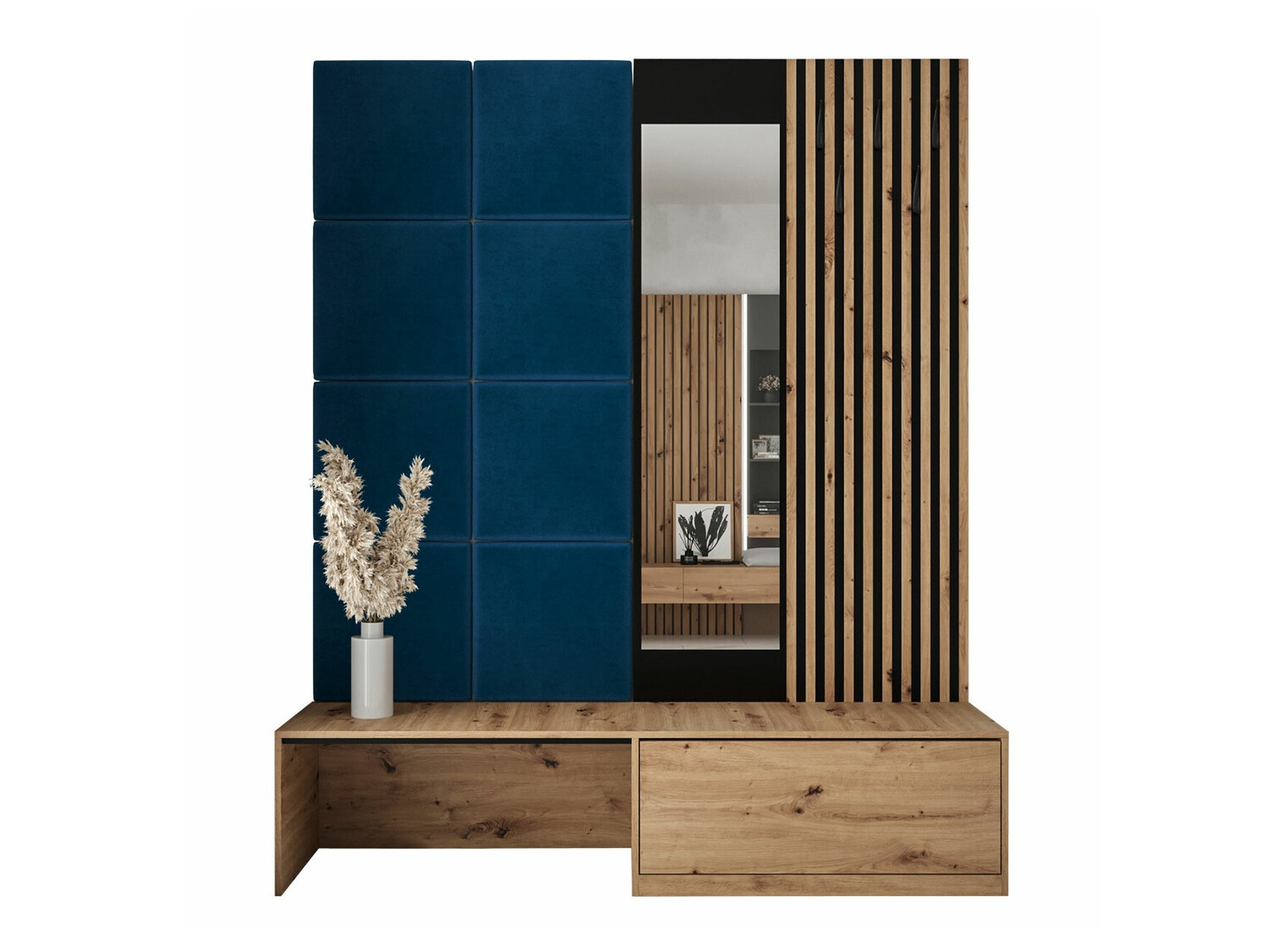 Conjunto para corredor Fabor (Carvalho Artisan + Manila 26)