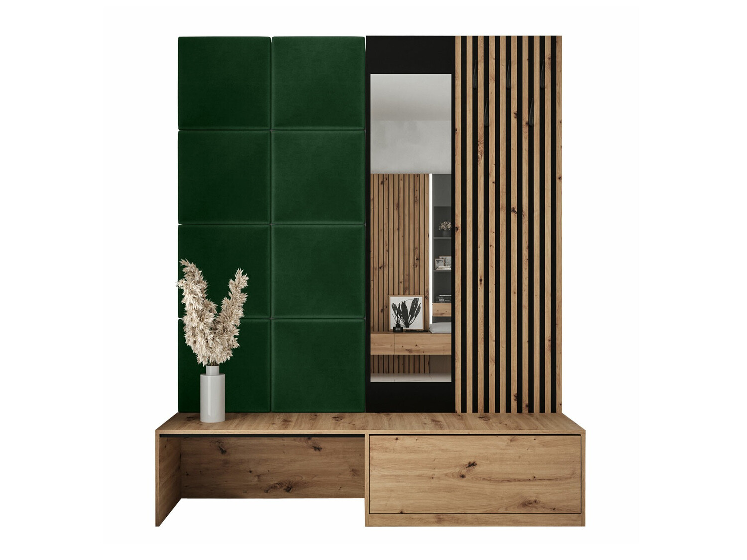 Conjunto para corredor Fabor (Carvalho Artisan + Manila 35)