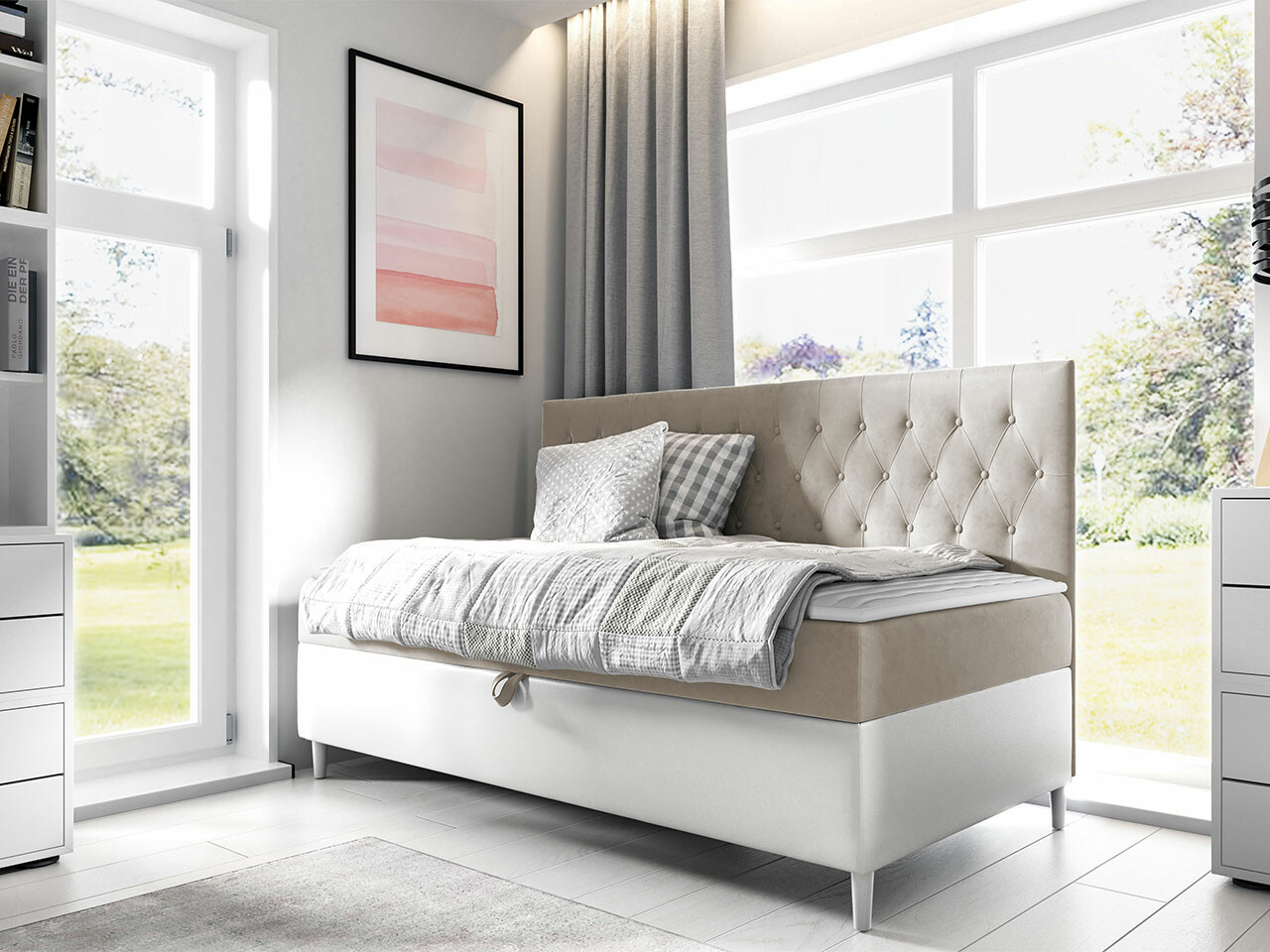 Cama continental Baltimore 166 (Soft 017 + Fresh 1)