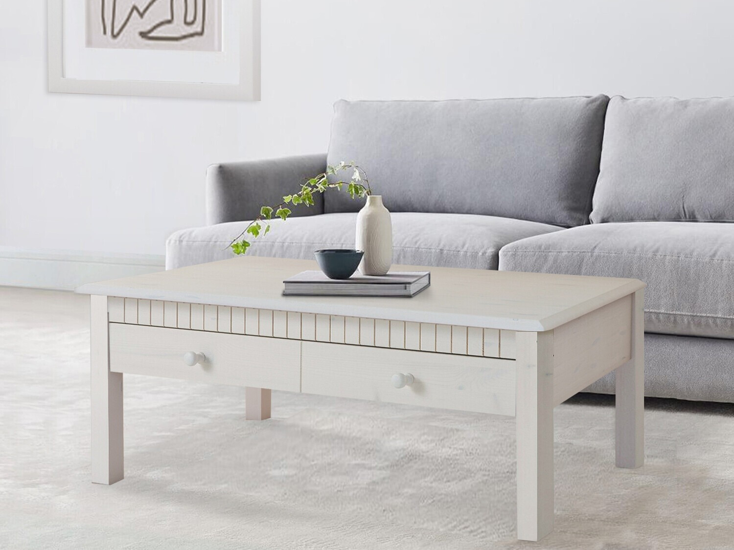 Mesa de centro Cavfelo 102 (Branco)