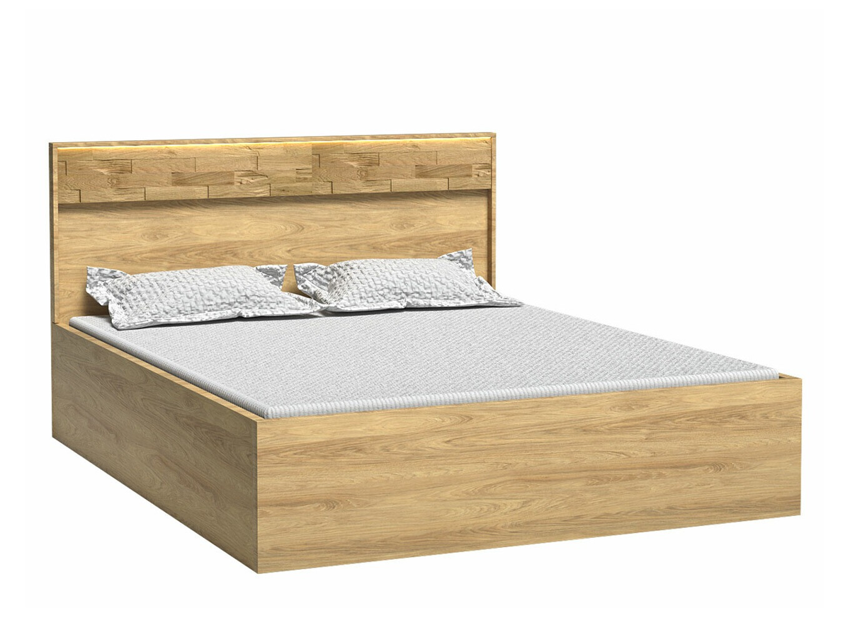 Cama Etrmoni 113 (Madeira clara + Carvalho)