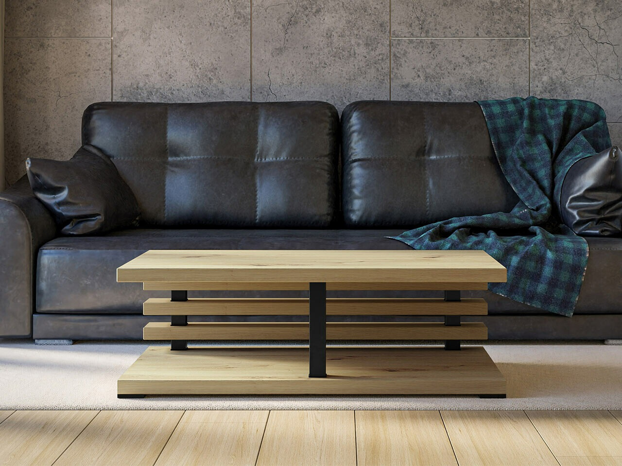 Mesa para revistas Comfivo 220 (Carvalho Artisan)