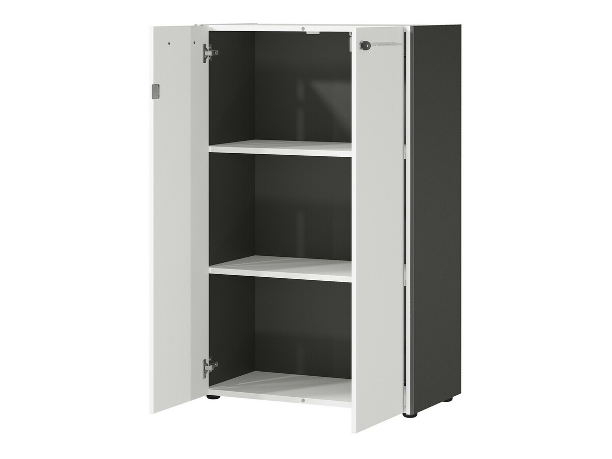 Aparador Fivcalu 102 (Branco + Grafite)