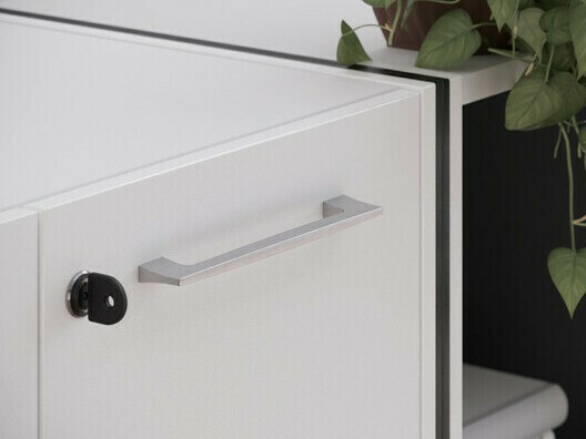 Aparador Fivcalu 102 (Branco + Grafite)