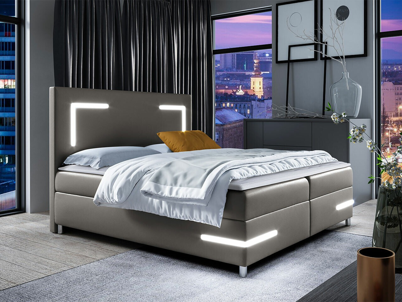 Cama continental Vallis (Madryt 190)