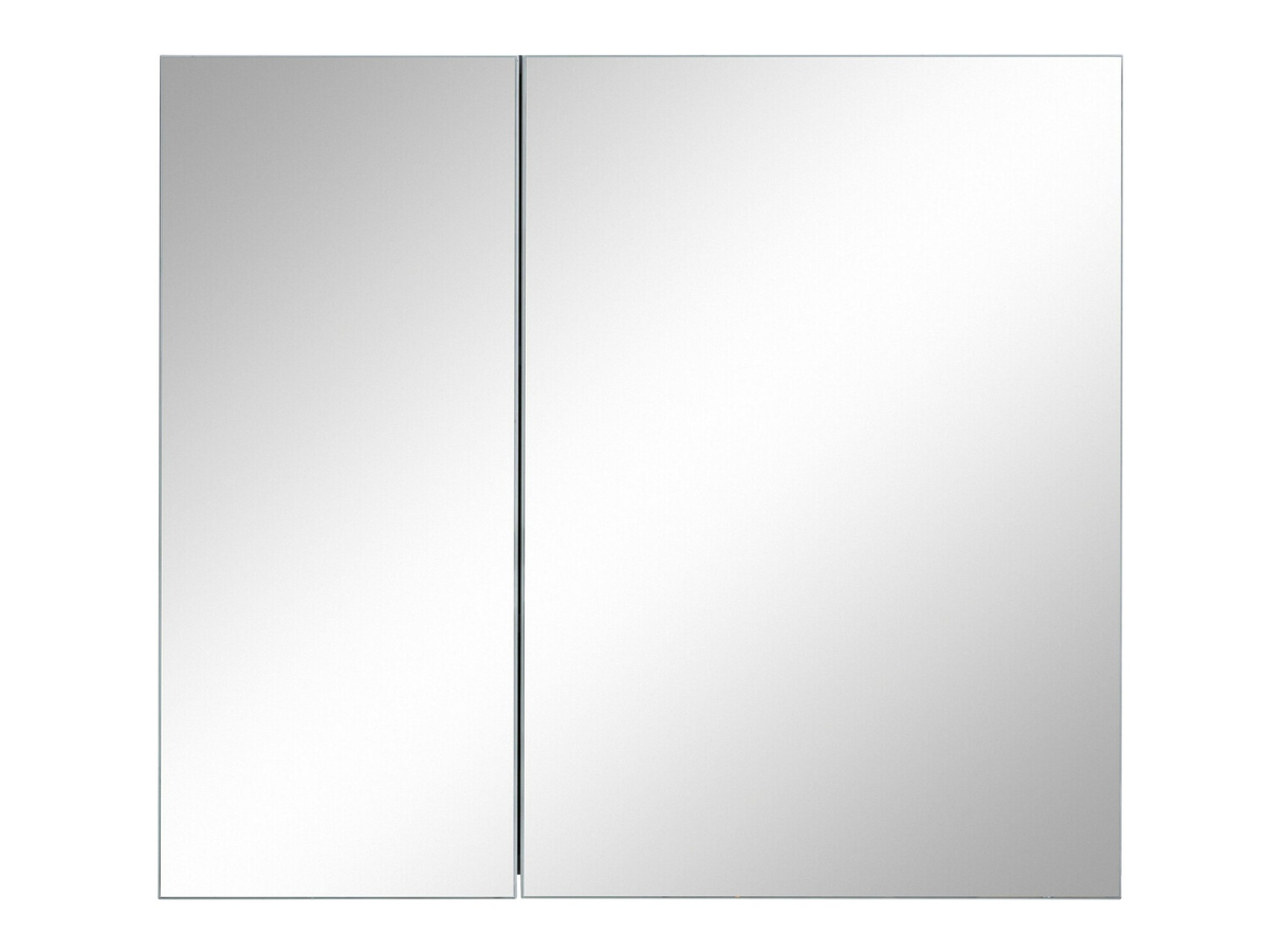 Armário com espelho para casa de banho Soncamu 104 (Branco)