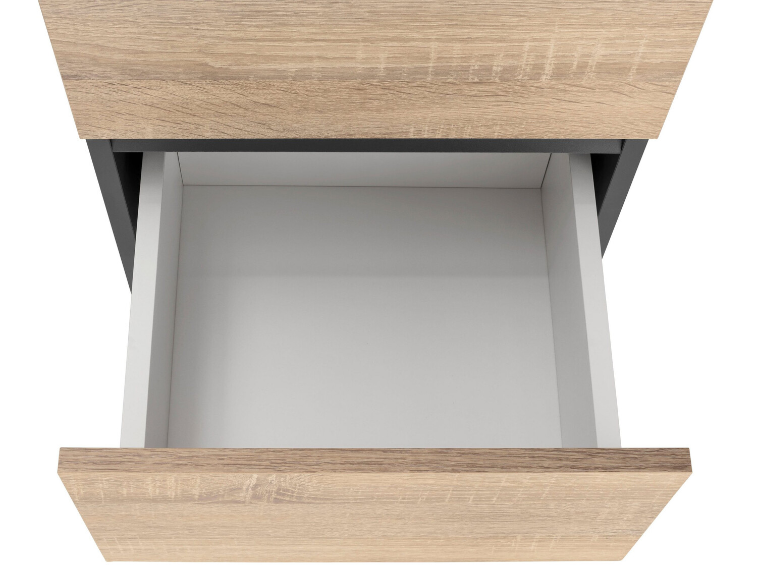 Armário de casa de banho de chão para lavatório Soncamu 106 (Antracite + Carvalho)