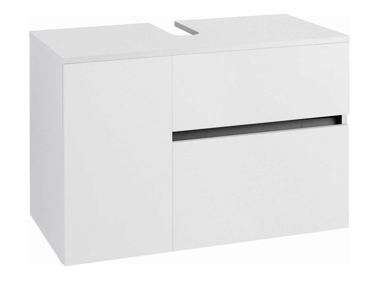 Armário suspenso para casa de banho para lavatório Soncamu 107 (Branco)