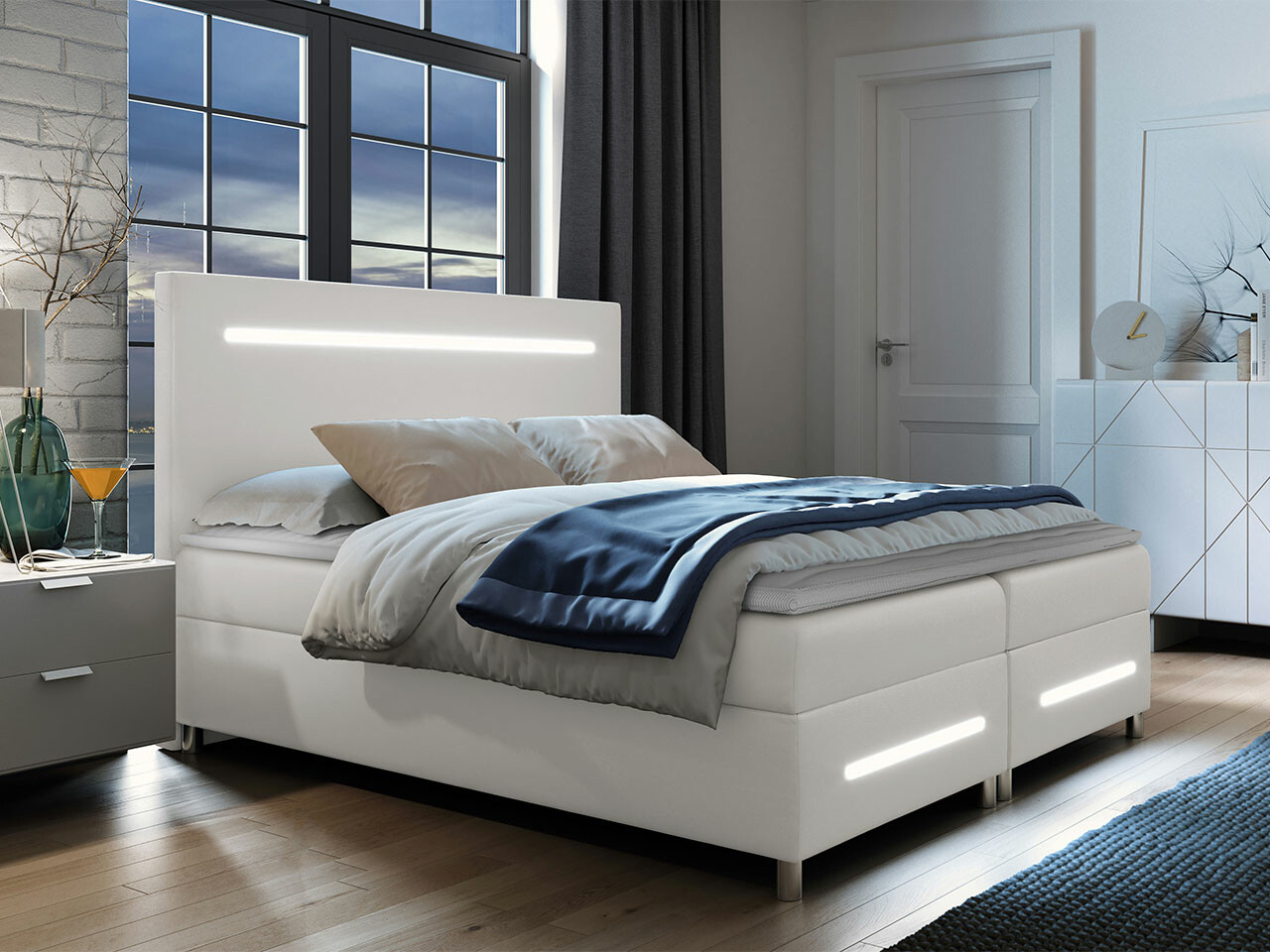 Cama continental Baltimore 174 (Soft 017)