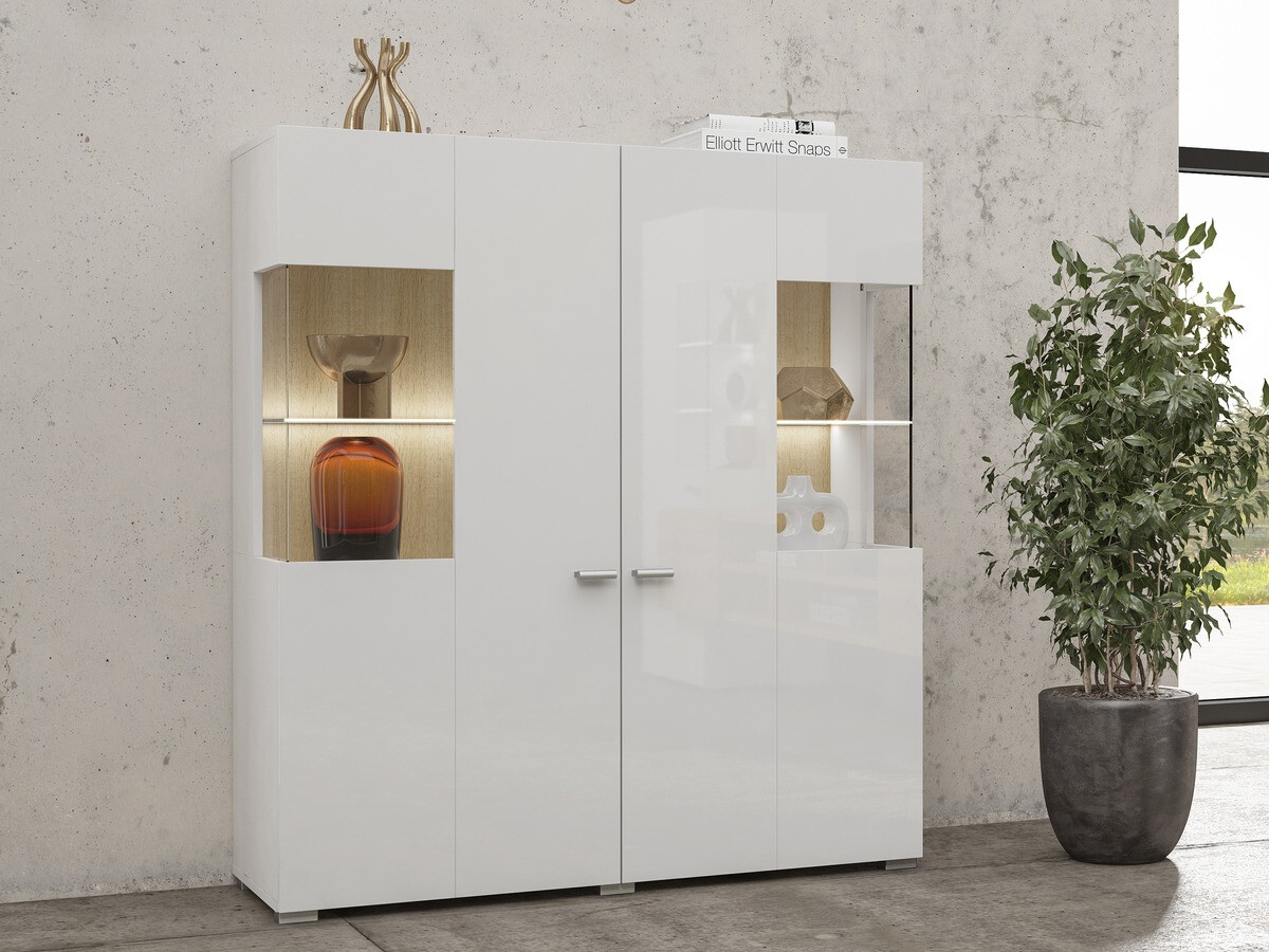 Aparador Mondalo 103 (Branco brilhante)