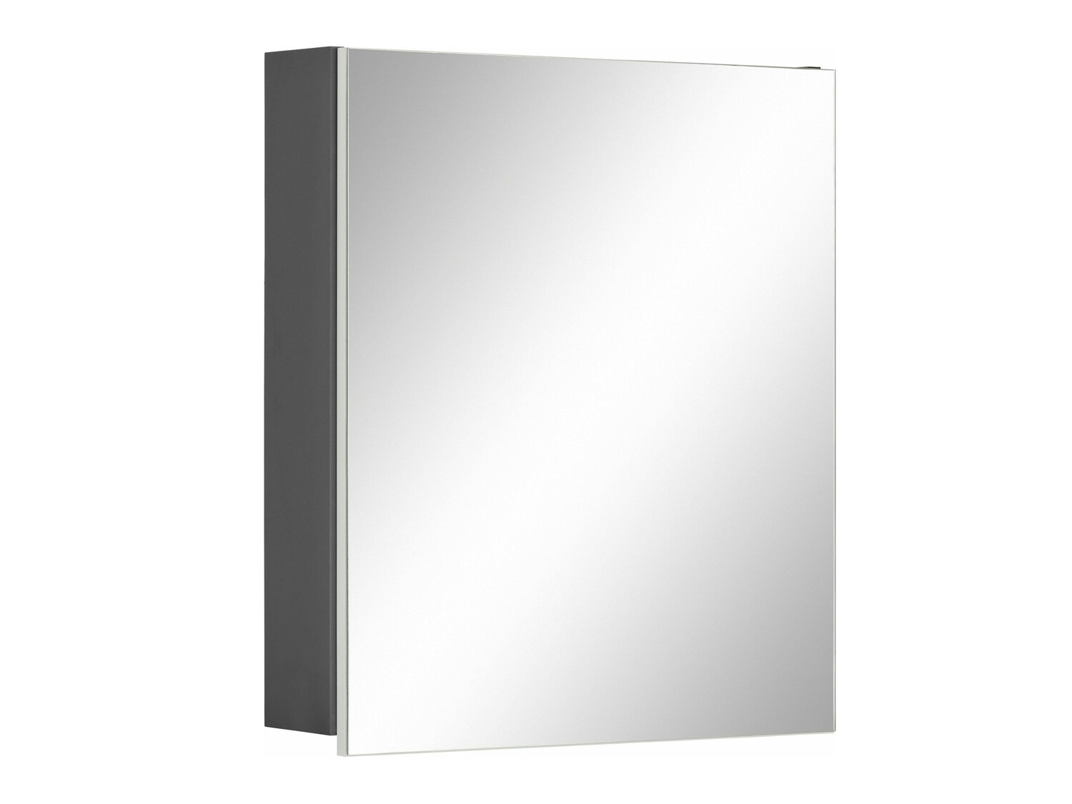 Armário com espelho para casa de banho Soncamu 105 (Branco + Antracite)