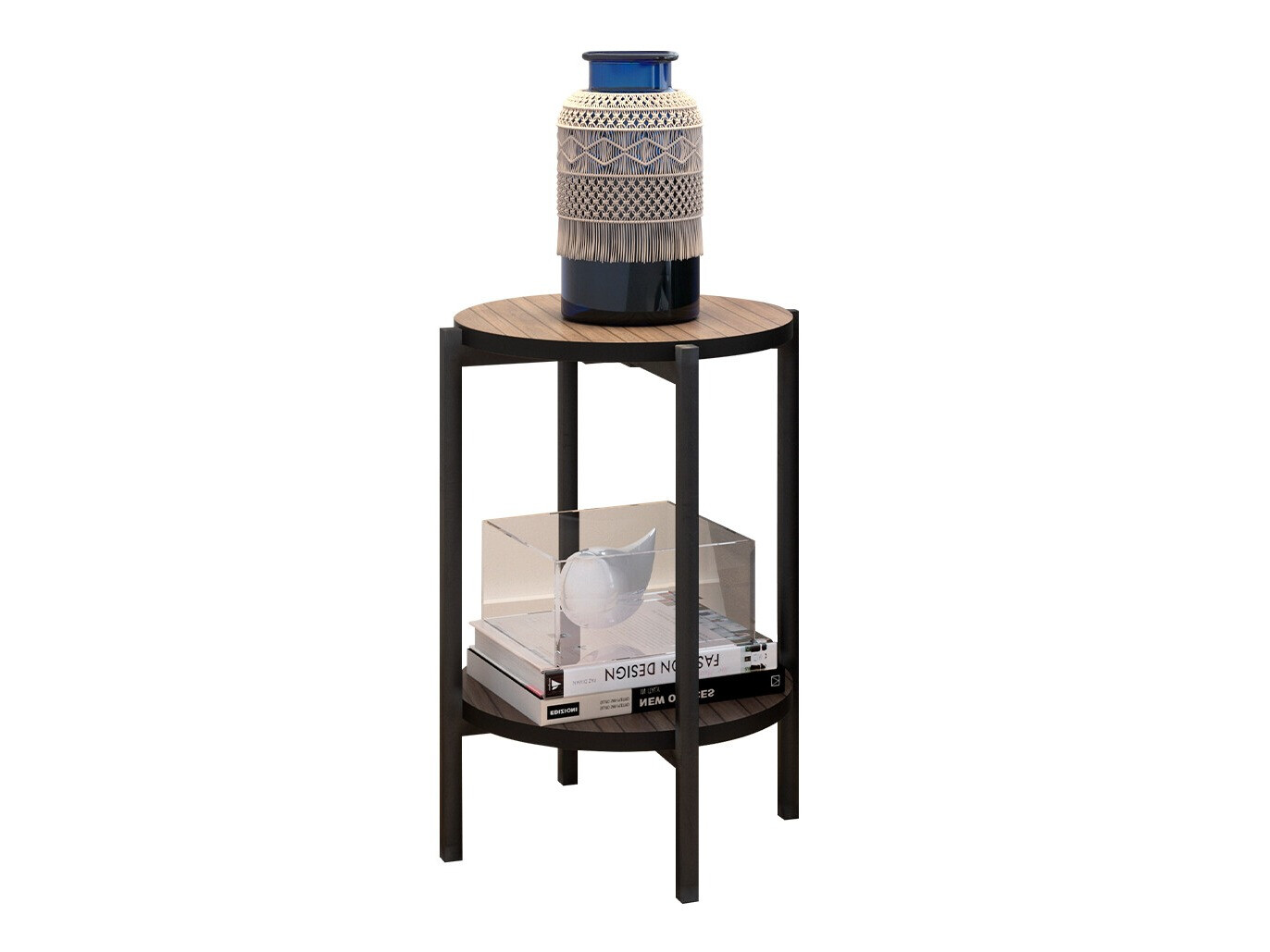 Mesa de apoio Comfivo Cygnus (Castanho + Preto)