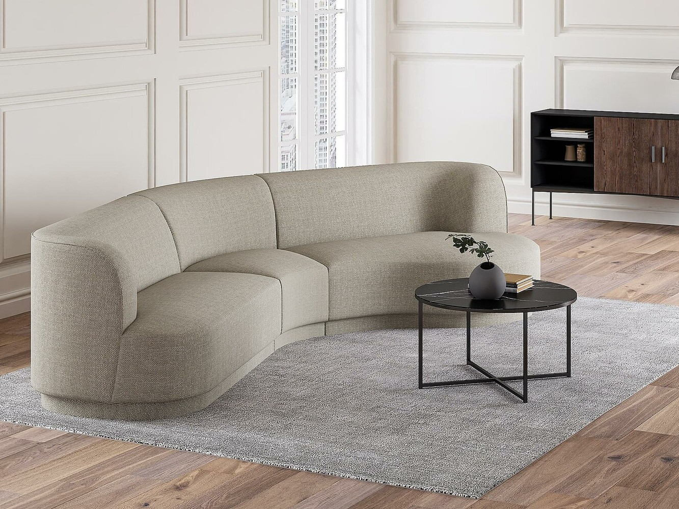 Cadeirão modular Riverton 713 (Beige)