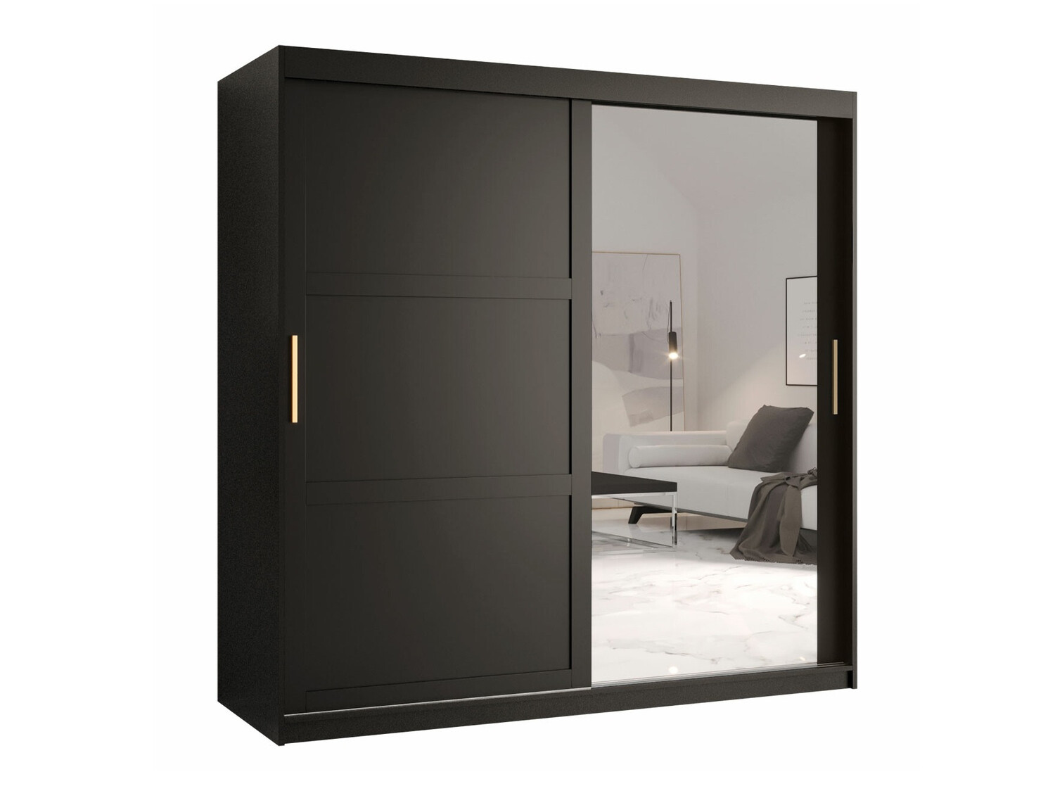 Roupeiro Ferfere 104 (Preto)