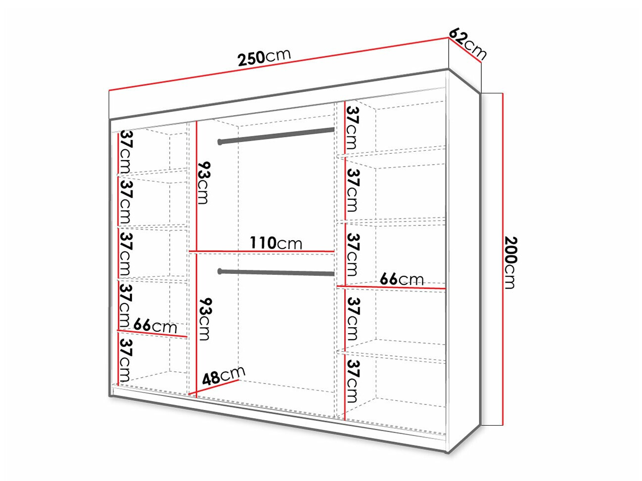 Roupeiro Ferfere 105 (Branco)
