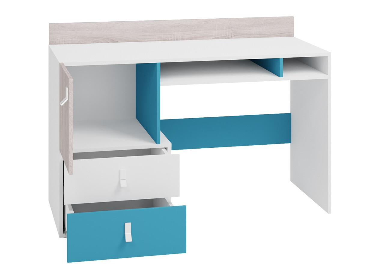 Conjuntos para quartos de criança Camteso 114 (Preto + Carvalho + Bege)