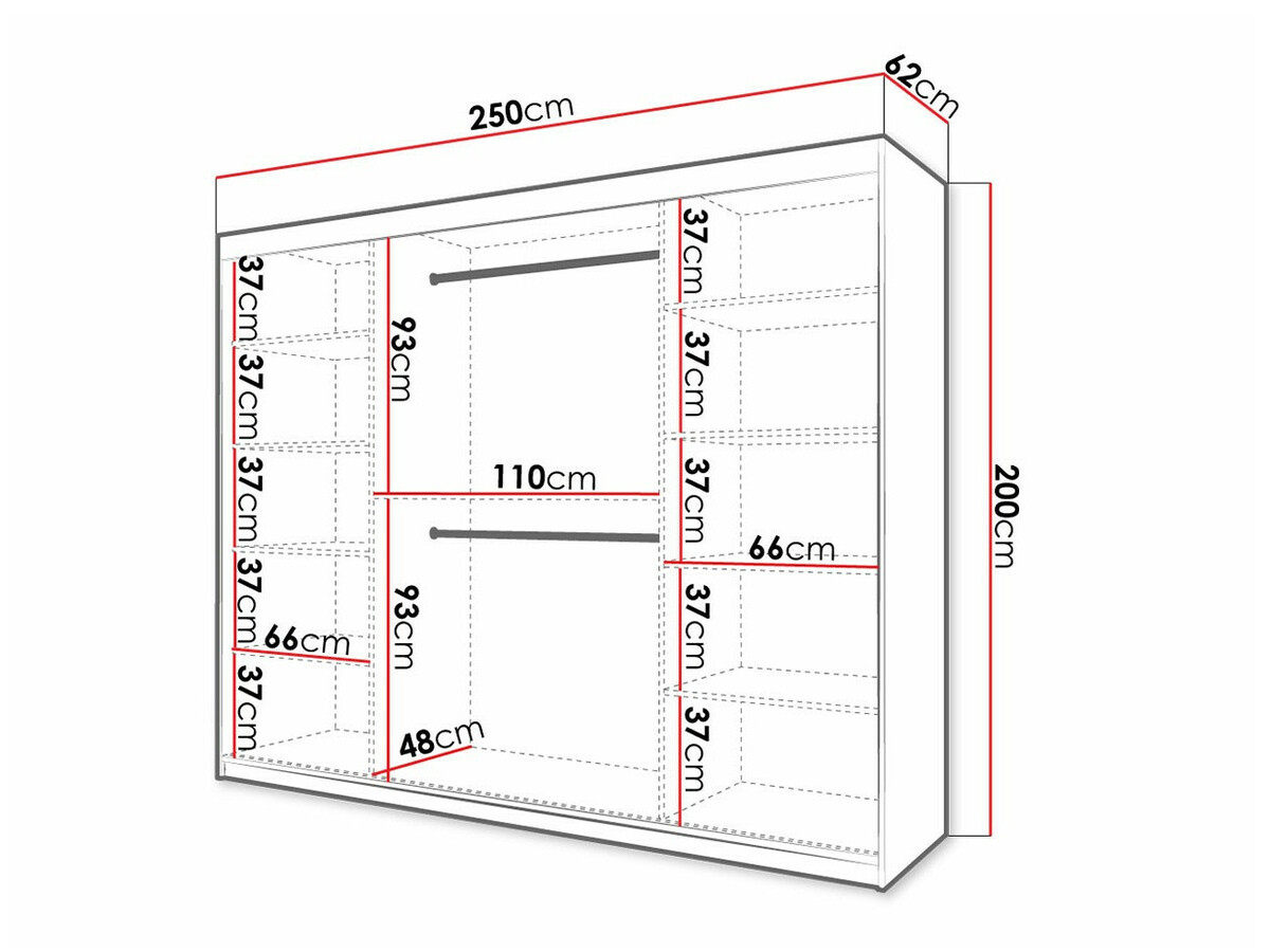Roupeiro Anulio II (Preto)