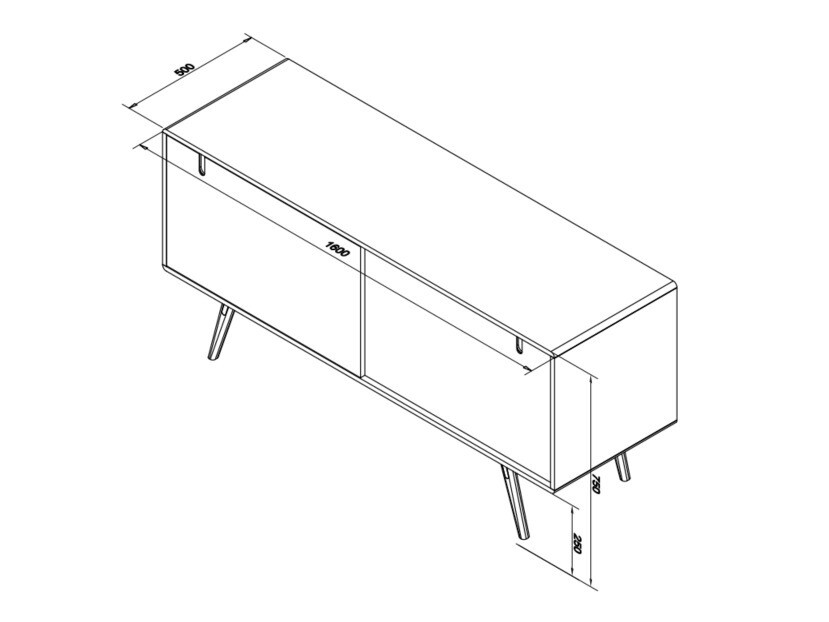 Móvel de TV Albelu 100