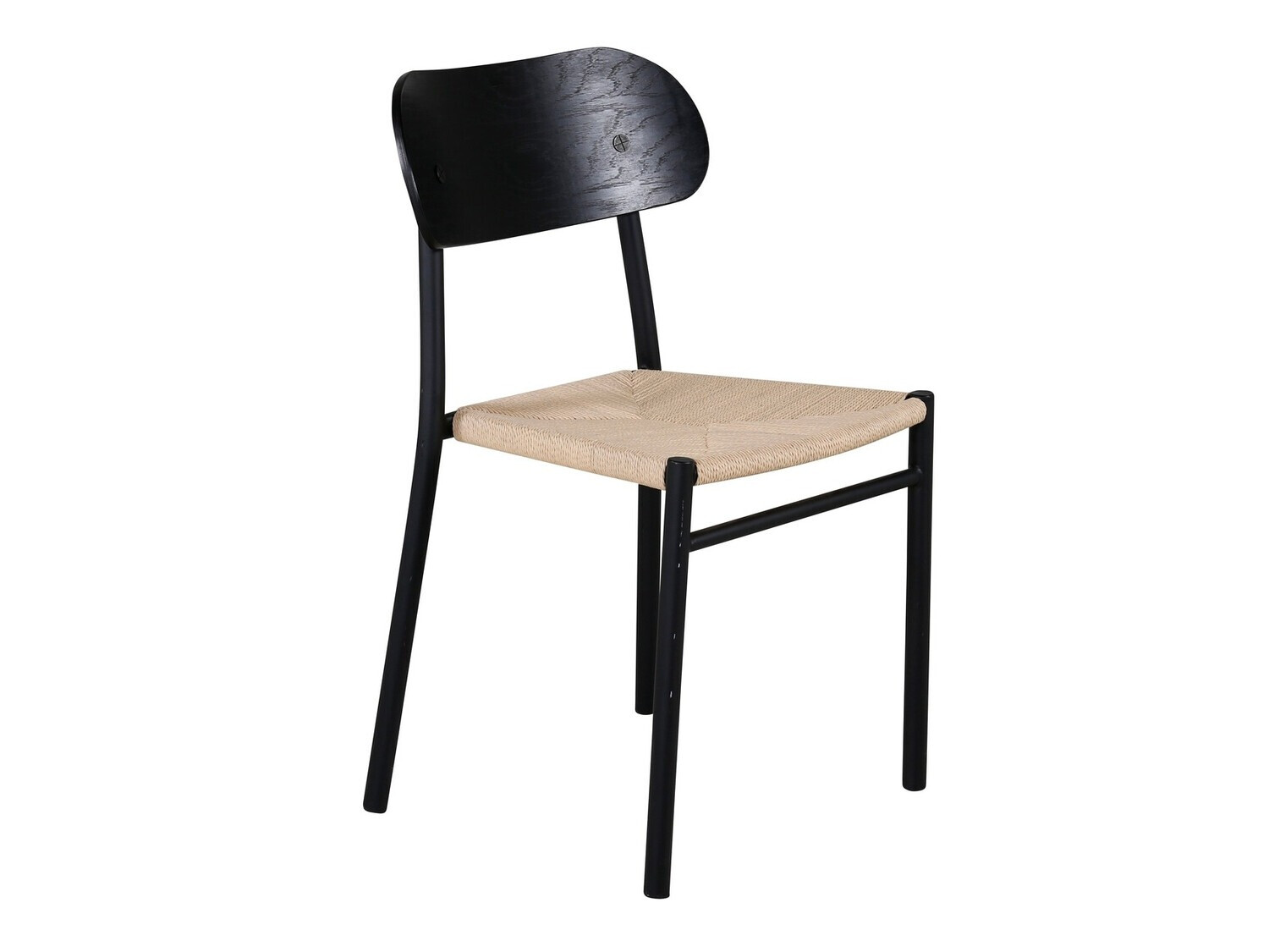 Cadeira Dallas 254 (Preto + Castanho claro)