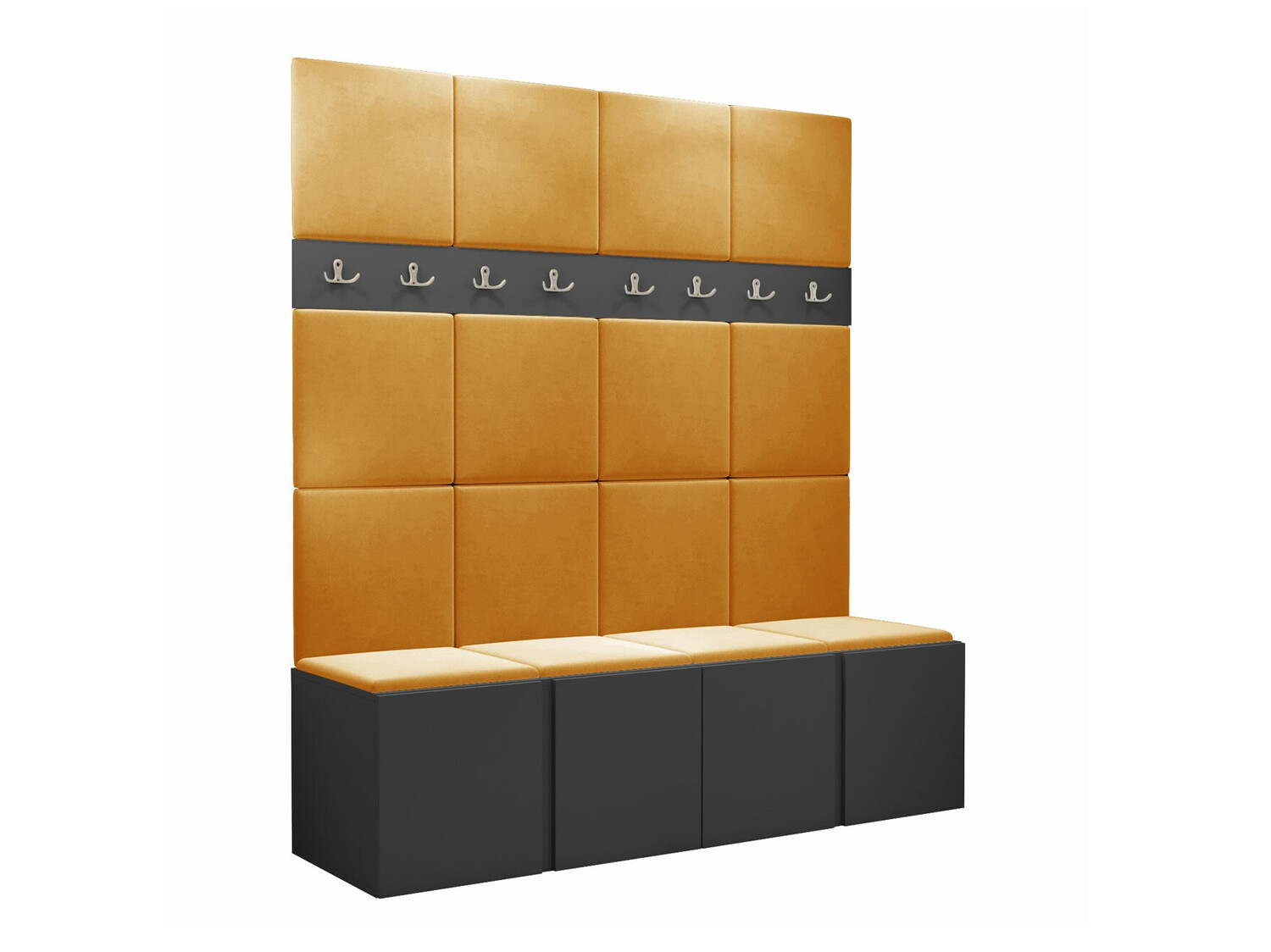 Conjunto para corredor Pinis V (Grafite)