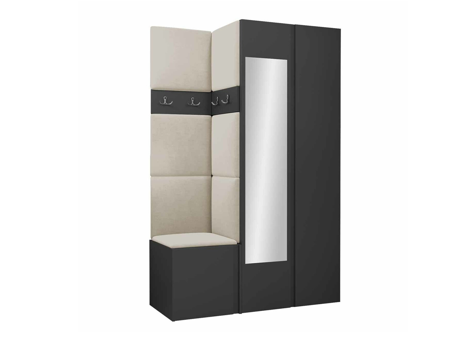 Conjunto para corredor Pinis XXVI (Grafite)