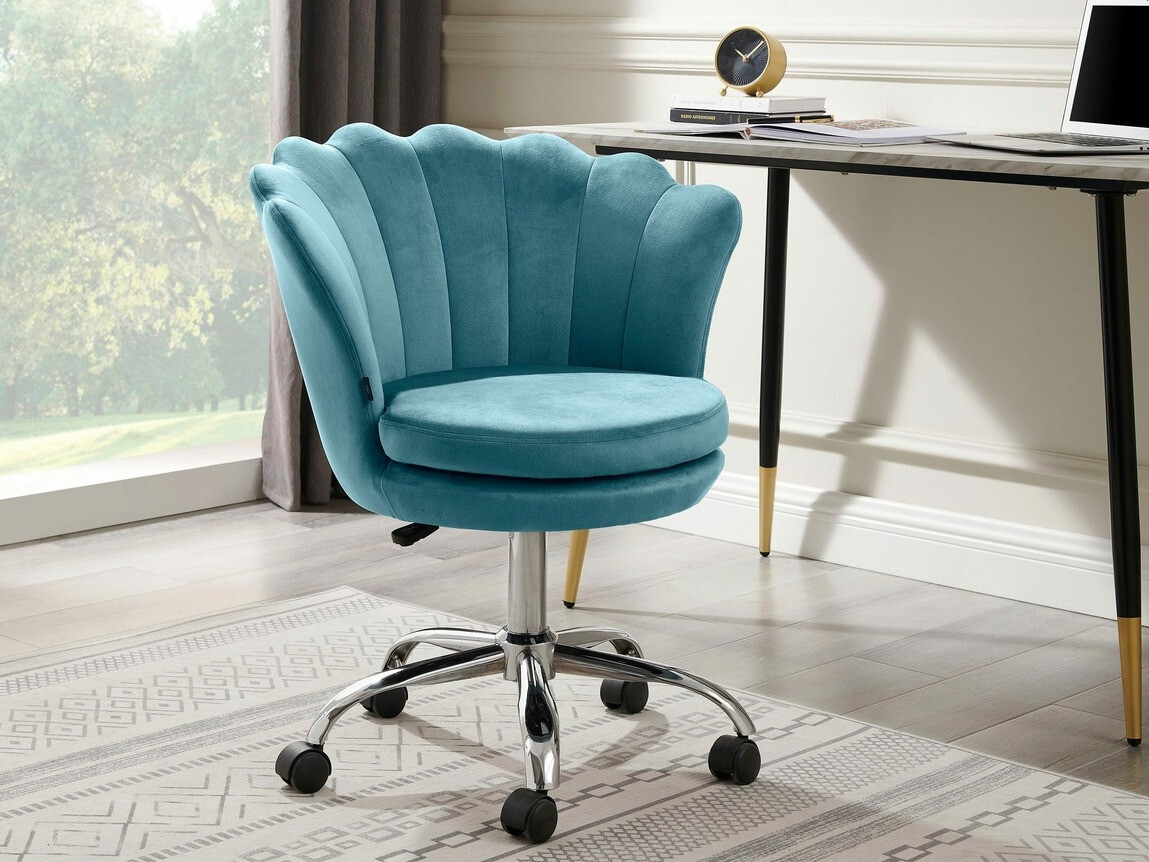 Cadeira de escritório Denton 1007 (Turquesa)