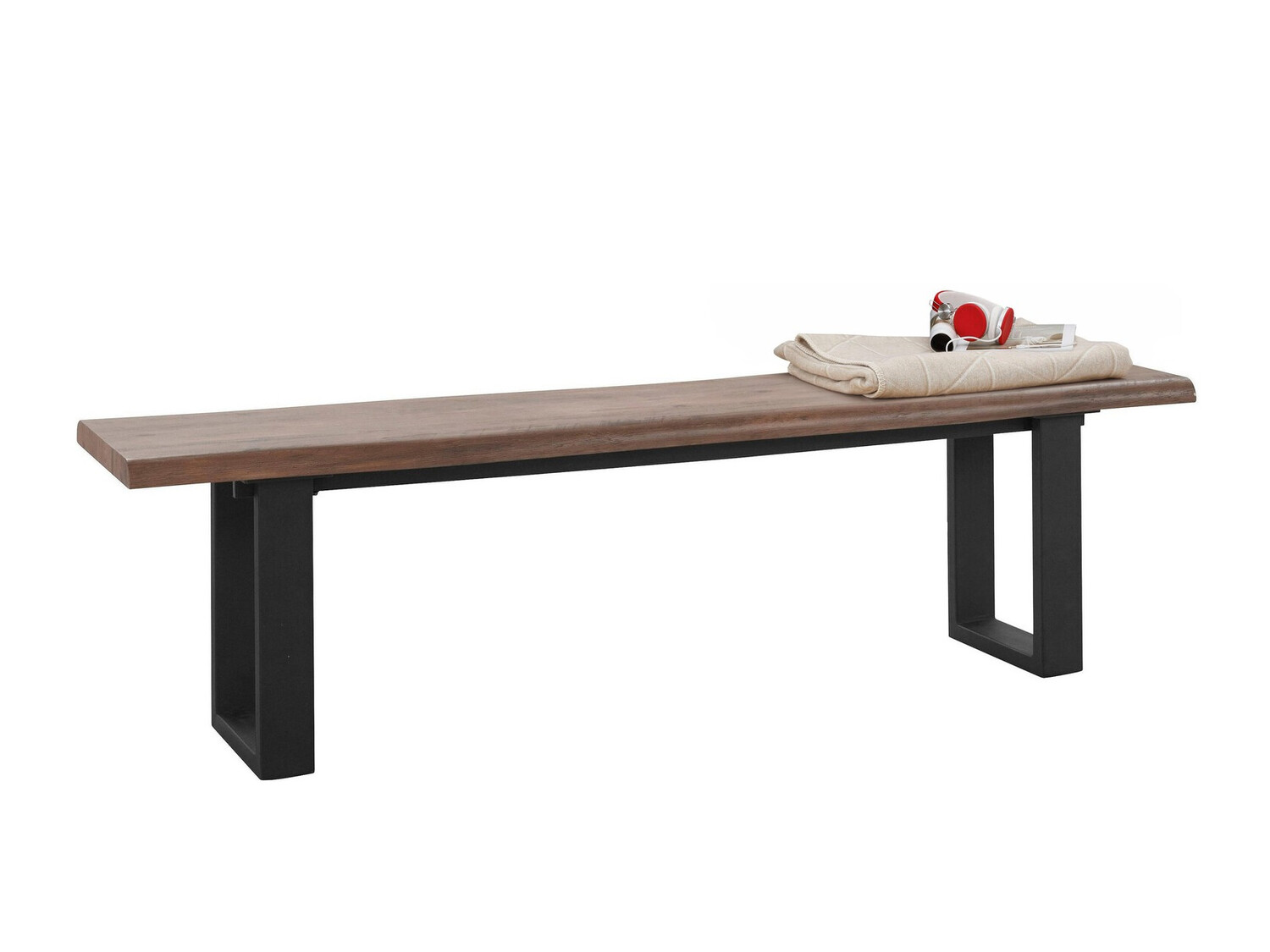 Banco Denton 1010 (Preto + Castanho claro)