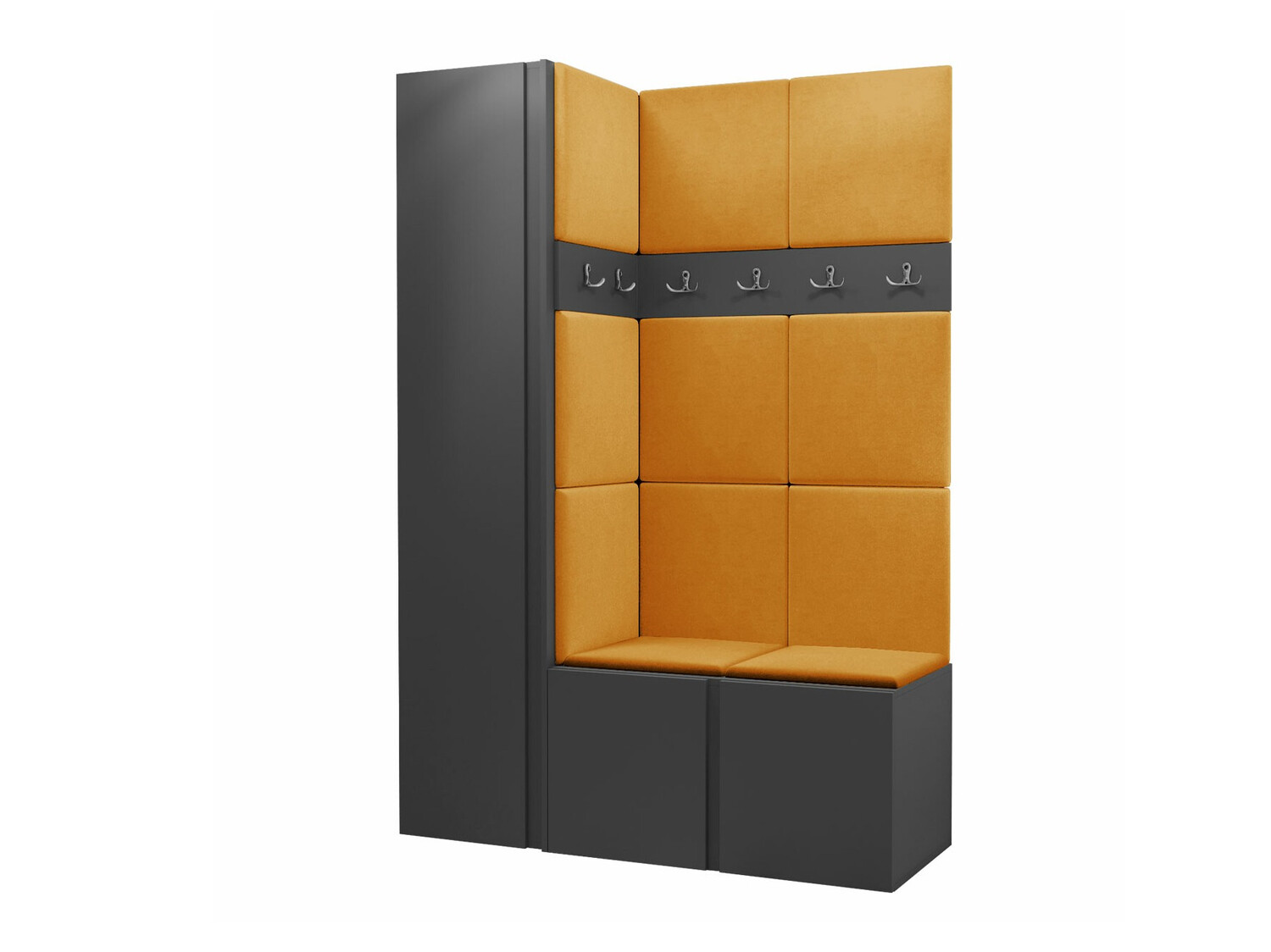 Conjunto para corredor Pinis IX (Grafite)