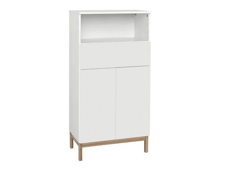 Armário colocado para casa de banho Tolcami 104 (Branco + Carvalho)