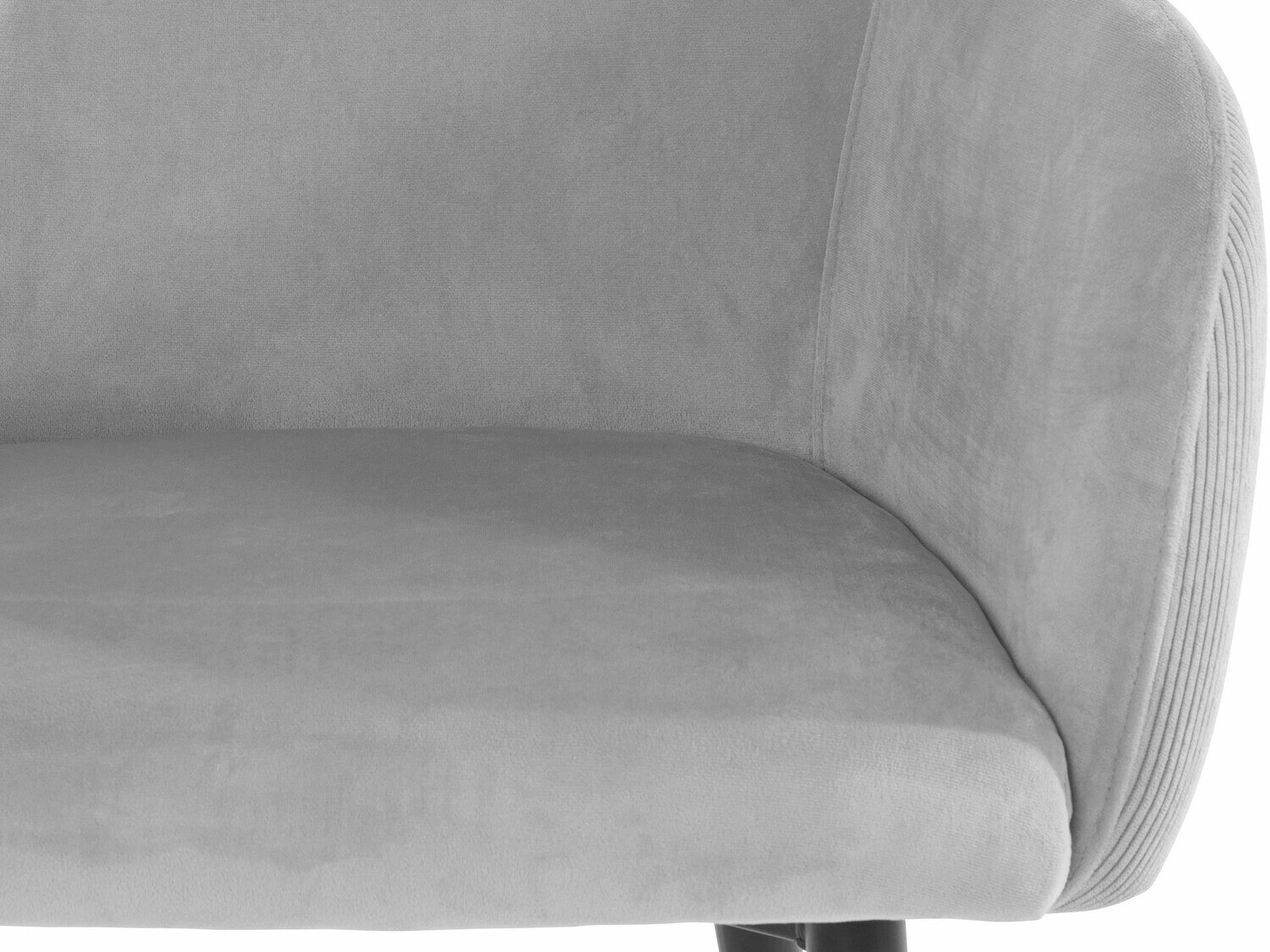 Conjunto de cadeiras Denton 1014 (Cinzento claro)