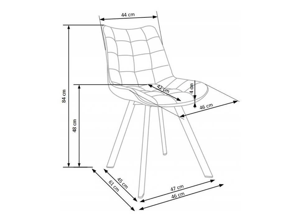 Cadeira Houston 739 (Verde amarelado + Preto)