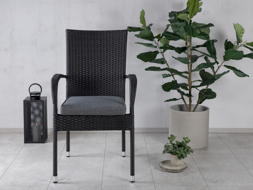 Cadeira para o exterior Dallas 736 (Preto)