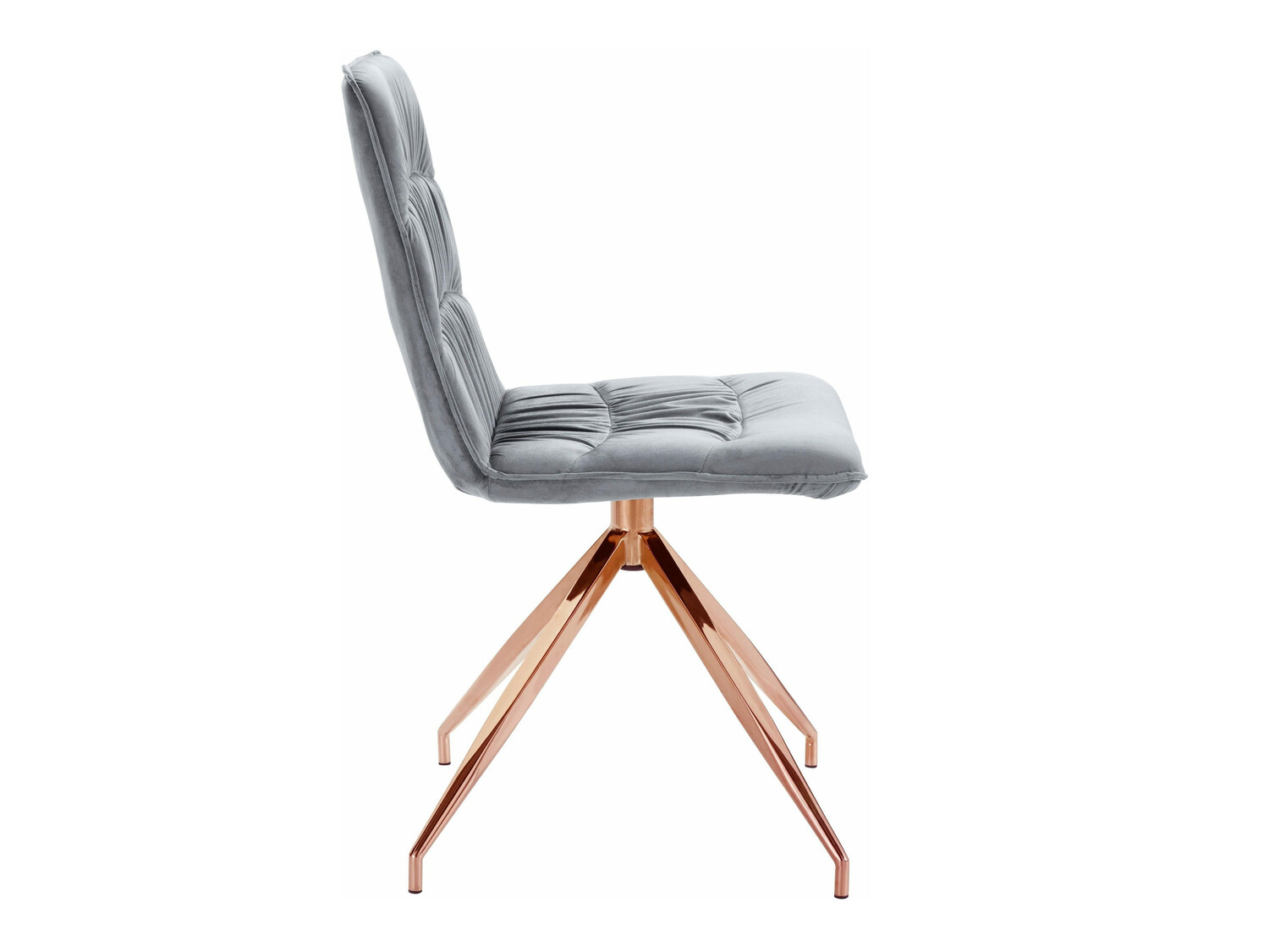 Conjunto de cadeiras Denton 1026 (Cinzento + Cobre)