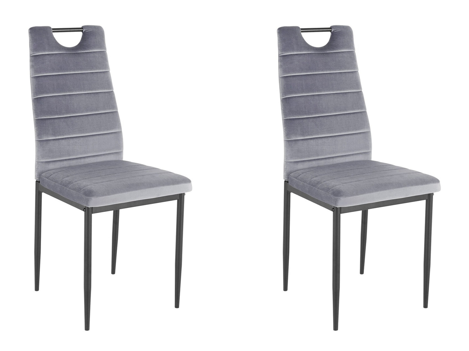 Conjunto de cadeiras Denton 1033 (Cinzento)