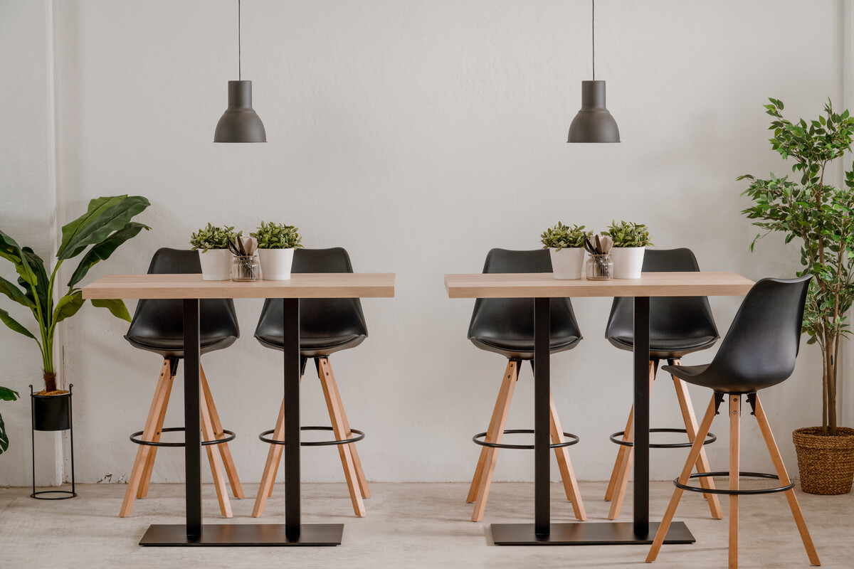 Mesa de bar Findlay 108 (Carvalho sonoma + Preto)